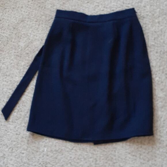 LOUIS VUITTON 36 navy skirt - Picture 2 of 7